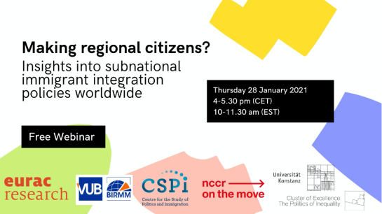 Banner for: Making regional citizens? Insights into subnational immigrant integration policies worldwide.